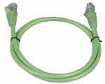 ITK Коммутационный шнур (патч-корд), кат.5Е UTP, 2м, зеленый (PC02-C5EU-2M)