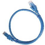 ITK Коммутационный шнур (патч-корд), кат.5Е UTP, 5м, синий (PC03-C5EU-5M)