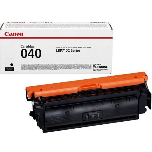 Картридж CANON CRG 040 BK, черный, 630 страниц, для i-SENSYS LBP712Cx, LBP710Cx (0460C001)