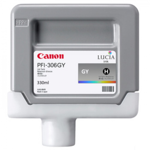 Картридж CANON PFI-306GY серый 330 мл для iPF 8300/ 8300S/ 8400/ 9400/ 9400S (6666B001)