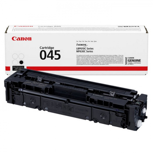 Тонер-картридж Canon CRG 045 BK, черный, 1400 стр., для Canon MF635Cx / 633Cdw / 631Cn (1242C002)
