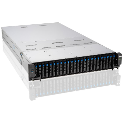 Серверная платформа Asus RS720A-E11-RS24U/ 1x SP3/ noRAM (x32)/ noHDD (up 24NVMe SFF)/ noODD/ 2x 10GbE/ 2x 2400W (up 2) (425724) (90SF01G5-M000B0) фото 4