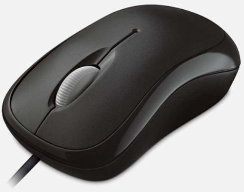 Мышь Microsoft Basic Optical Mouse Black черный оптическая (1000dpi) USB (2but) (P58-00057)
