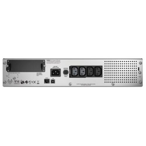 ИБП APC Smart-UPS 750VA/ 500W, 2U, Line-Interactive, LCD, 220-240V, 4xC13, SmartSlot, USB, HS batt (SMT750RMI2U) фото 2