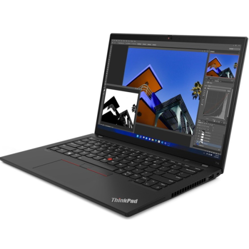 *Ноутбук Lenovo ThinkPad T14 G3 i7-1270P/ 16Gb/ 512Gb SSD/ 14.0 2.2k (2240x1400) IPS 100% sRGB 300nits AG/ vPRO/ Cam FHD IR RGB/ Win 11PRO/ Thunder Black (21AHA0G0US) фото 4