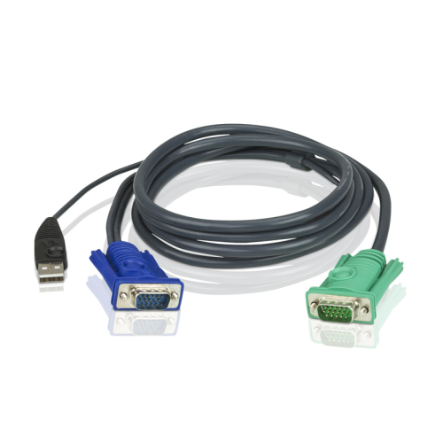 ATEN CABLE HD15M/ USB A(M)--SPHD15M, 5m (2L-5205U)