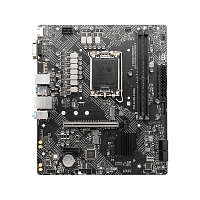 Материнская плата MSI PRO H610M-B DDR4; LGA 1700, Intel H610, 2xDDR4-3200 МГц, 1xPCI-Ex16, 1xM.2, Micro-ATX