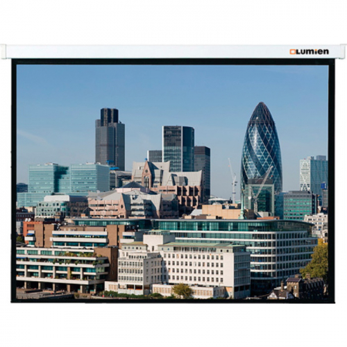 Экран моторизированный Lumien Master Сontrol 16:9 128 x 220 см, рабочая область 119 x 212 см, MW FiberGlass, белый (LMC-100113)