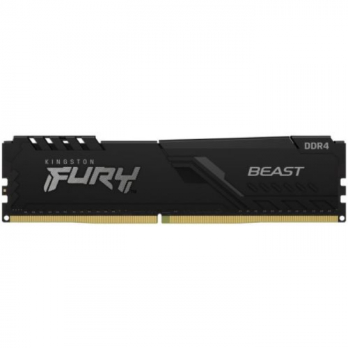 Модуль памяти Kingston FURY Beast Black DDR4 16GB 3600MHz DDR4 CL18 DIMM 1RX8 1.35V 288-pin 16Gbit (KF436C18BB/ 16) (KF436C18BB/16)