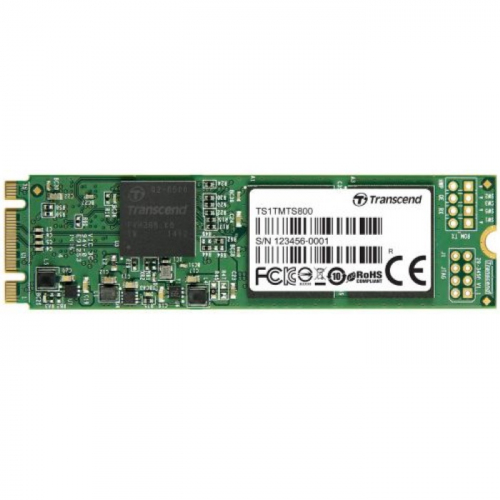 Твердотельный накопитель SSD 1TB Transcend MTS800S, M.2, SATA III, MLC, R/W - 460/560 MB/s (TS1TMTS800S)
