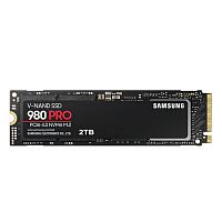 Твердотельный накопитель SSD 2TB Samsung 980 PRO, M.2 2280, V-NAND 3-bit MLC, PCIe Gen 4.0 x4, NVMe , R7000/ W5100, IOPs 1000000/ 1000000 (MZ-V8P2T0BW)