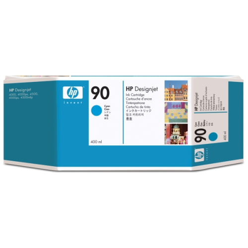Набор картриджей HP 90, голубой / 400 мл./ упаковка 3 шт. (C5083A)
