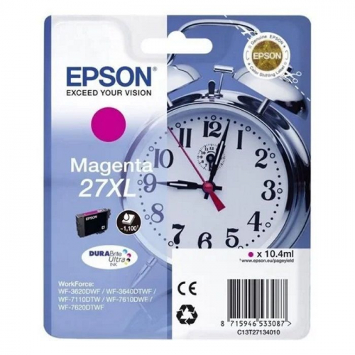 Картридж струйный EPSON T2713 пурпурный 1100 страниц повышенной емкости для WF-7110/7610/7620 (C13T27134020)