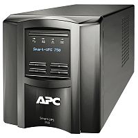 ИБП APC Smart-UPS 750VA/ 500W, Line-Interactive,, 4.8 мин, LCD, 220-240V, 6xC13, SmartSlot, USB, HS Batt (SMT750I)