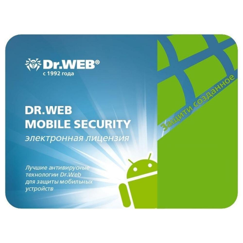Антивирус Dr.Web Mobile Security 4 устр. 1 год КЗ (LHM-BK-12M-4-A3)