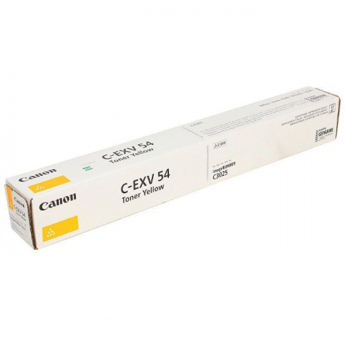 Тонер-картридж Canon C-EXV54, желтый, 8500 стр., для iR C3025, C3025i (1397C002)