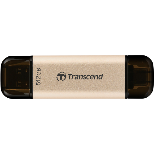 USB Накопитель Transcend 512GB JETFLASH USB3.2, TLC, High Speed, Type-C и Type A (420/ 400 МБ/ с) (TS512GJF930C)