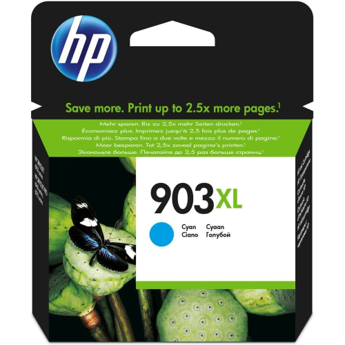 Картридж HP 903XL увеличенной емкости голубой / 825 страниц (T6M03AE)