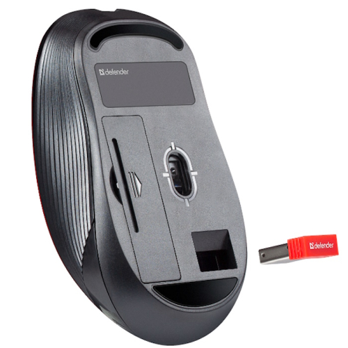 *Мышка Defender GASSA MM-105 USB OPTICAL WRL GRAY (52104) фото 3