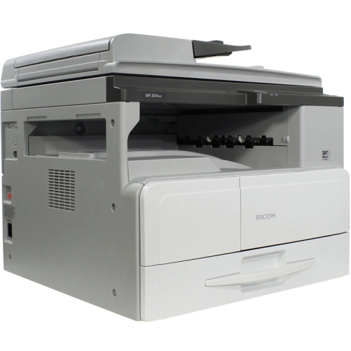 *МФУ Ricoh MP 2014AD, монохромное А3 формата. копир с АПД, с дуплексом, принтер, цветной сканер, в комплект входят девелопер (60К отп.), тонер на 4000 отп., инструкци (417378N) фото 3