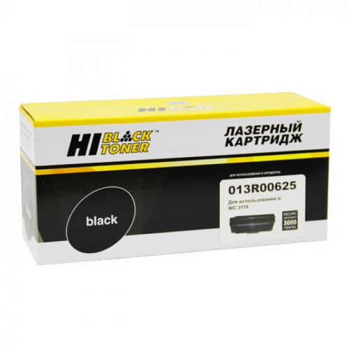 Картридж Hi-Black HB-013R00625, черный, 3000 страниц, для Xerox WC 3119 (96001052041)