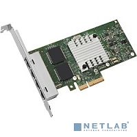 INTEL E1G44HTBLK/ HTG1P20 Сетевая карта I340-T4 (PCI Express, 4-Ports, 10/ 100/ 1000Base-T, 1000Mbps, Gigabit Ethernet) (904267/ 904223/ 904198/ 891409)