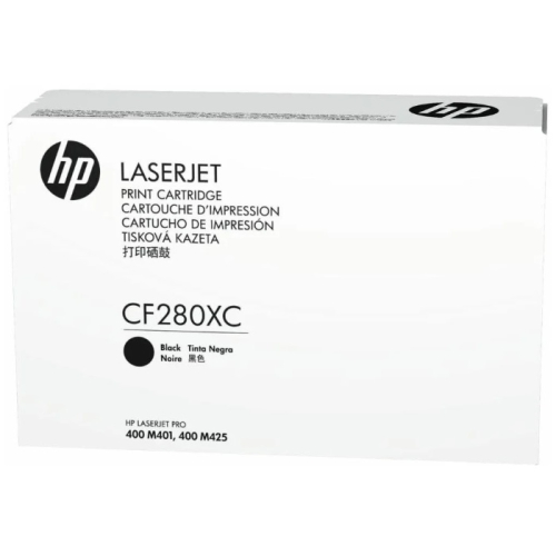 Картридж HP 80X, черный / 6900 страниц для LJ Pro M401/ M425 (белая упаковка) (CF280XC)