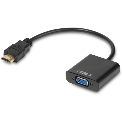 Greenconnect Мультимедиа professional конвертер-переходник HDMI > VGA +audio + micro USB для доп.питания, GCR-HD2VGA3