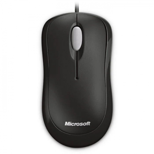 Мышь Microsoft Basic, Wered, PS2/ USB, Black (4YH-00007)