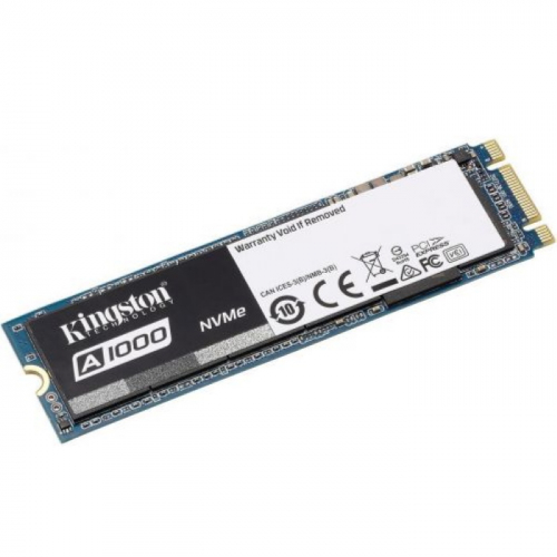 Твердотельный накопитель 240GB SSD Kingston A1000, M.2 2280, PCI-E 3.0, TLC 3D NAND (SA1000M8/240G)