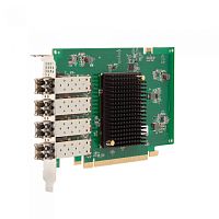 Emulex LPe35004-M2 Gen 7 (32GFC), 4-port, 32Gb/ s, PCIe Gen3 x16, LC MMF 100m, трансиверы установлены, Not upgradable to 64G, {5}