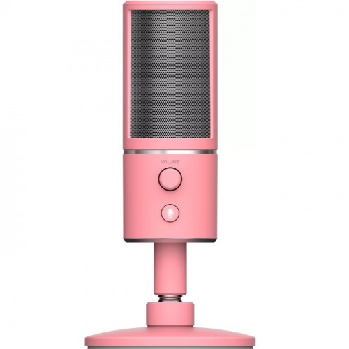 Микрофон Razer Seiren X Quartz 44,1 кГц / 48 кГц,16 бит, 20 Гц-20 кГц, USB, Pink (RZ19-02290300-R3M1)