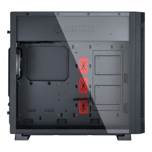 Корпус Chieftec Chieftronic G1, черный, без БП, 2x 3.5”, 4x 2.5”, 2x USB3.0, 1x USB2.0, 1x RGB, fan controller, side Glass door. (GR-01B-OP) фото 5
