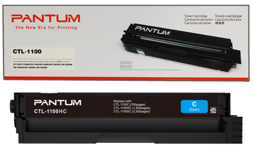 Картридж лазерный Pantum CTL-1100HC голубой (1500стр.) для Pantum CP1100/ CP1100DW/ CM1100DN/ CM1100DW/ CM1100ADN/ CM1100ADW фото 2