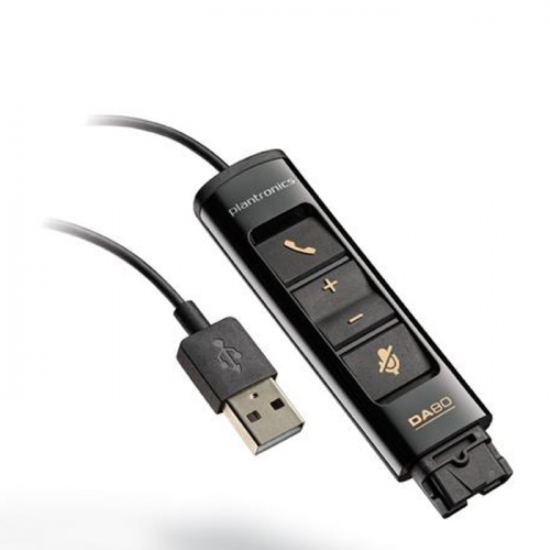 Адаптер Plantronics DA80, USB/QD для подключения профессиональной гарнитуры к ПК E+A (201852-02)