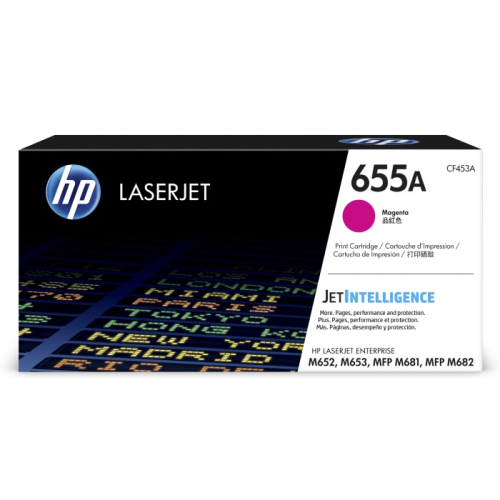 Картридж HP 655A, пурпурный / 10500 страниц (CF453A)