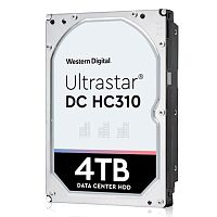 *Жесткий диск Western Digital Ultrastar DC HC310 HUS726T4TAL5204 4Тб Наличие SAS 256 Мб 7200 об/ мин Количество пластин/ головок 3/ 6 3,5" Время наработки на отказ 2000000 ч. (0B36539)