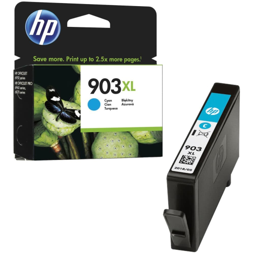 Картридж HP 903XL увеличенной емкости голубой / 825 страниц (T6M03AE) фото 2