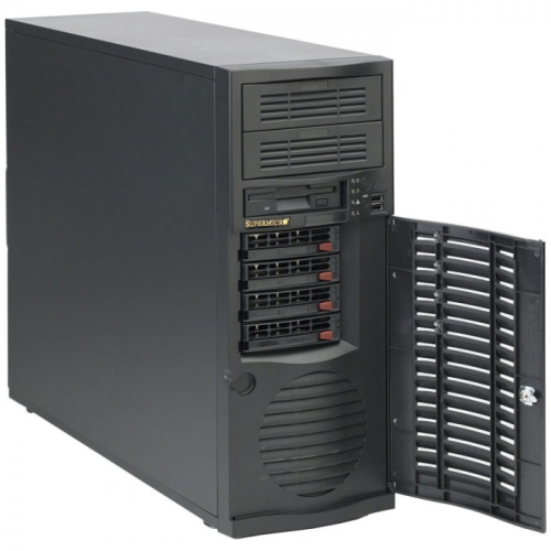 Серверный корпус Supermicro SuperChassis 733T-500B MT/ no HDD (up 4LFF)/ noODD/ 1x 500W (NHP) (CSE-733T-500B) фото 2