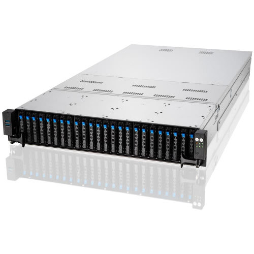 Серверная платформа Asus RS720A-E11-RS24U/ 1x SP3/ noRAM (x32)/ noHDD (up 24NVMe SFF)/ noODD/ 2x 10GbE/ 2x 2400W (up 2) (425724) (90SF01G5-M000B0) фото 3