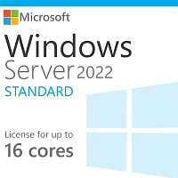 Лицензия на ПО/ Windows Server 2022 Standard 16 CoreLic x32/ x64 OnlyDwnLd C2R NR (P73-07368)