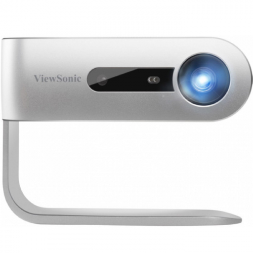 Проектор ViewSonic M1+ DLP, LED, WVGA 854x480, 300Lm, 120000:1, 16GB, Silver (VS17337)