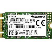 Твердотельный накопитель SSD 480GB Transcend MTS420, M.2, SATA III, 3D NAND, R/ W - 560/ 500 MB/ s (TS480GMTS420S)
