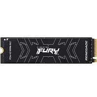 Твердотельный накопитель 500GB SSD Kingston Fury Renegade M.2 22x80mm, NVMe, PCIe 4.0 x4, 3D TLC, R/ W 7300/ 3900MB/ s, IOPs 450 000/ 900 000, TBW 500, DWPD 0.55, with Heat Spreader (SFYRS/ 500G) (SFYRS/500G)