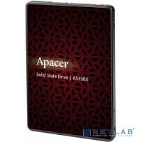 Apacer SSD PANTHER AS350X 256Gb SATA 2.5" 7mm, R560/ W540 Mb/ s, 3D NAND, IOPS 81K/ 74K, MTBF 1,5M, 180TBW, (AP256GAS350XR-1)