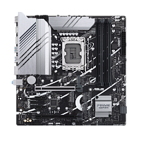 Материнская плата ASUS PRIME Z790M-PLUS, LGA1700, Z790, 4*DDR5, HDMI+DVI+DP, CrossFireX, SATA3 + RAID, Audio, Gb LAN, USB 3.2, USB 2.0, COM*1 header (w/ o cable), mATX ; 90MB1E70-M0EAY0