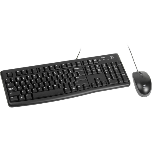 Комплект клавиатура и мышь Logitech Комплект Logitech Desktop MK121 цвет черный, USB, RTL (920-010963)