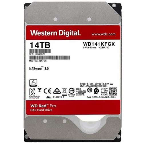 Жесткий диск Western Digital NAS Red Pro HDD SATA-III 14TB 7200rpm 512MB 3.5