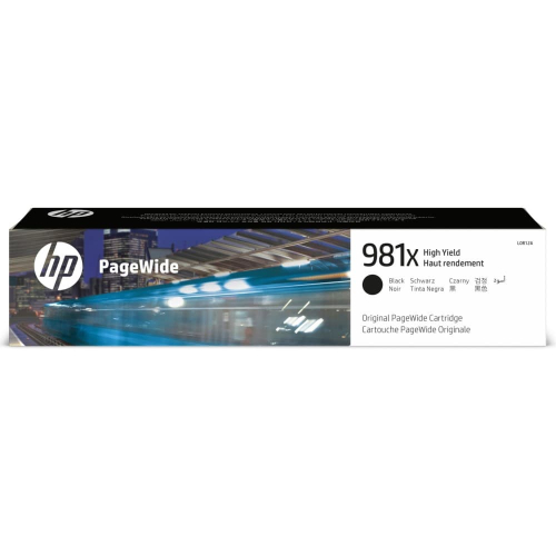 Картридж HP PageWide 981X увеличенной емкости черный 11000 страниц (L0R12A)