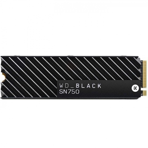 Твердотельный накопитель Western Digital Black SN750 SSD M.2 2280 2TB PCIe 3.0 x4 NVMe TLC 3400/2900MB/s IOPS 480K/550K MTBF 1.75M (WDS200T3XHC)